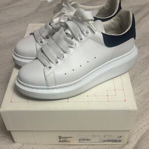 Alexander McQueen Women’s White Sneakers size 36 GOOD CONDITION